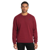 polo asn men crew neck maroon shirt for winter